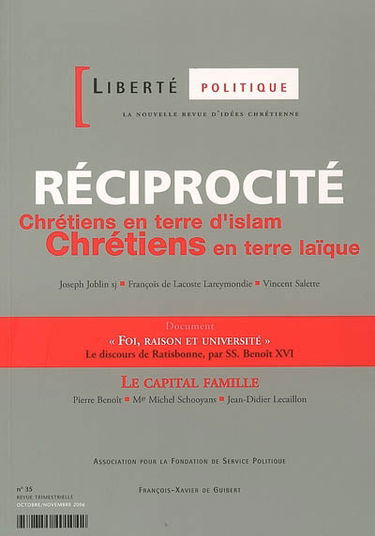 Liberté politique, n° 35