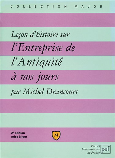 Leçon d'histoire sur l'entreprise, de l'Antiquité à nos jours
