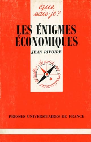 Les Enigmes économiques