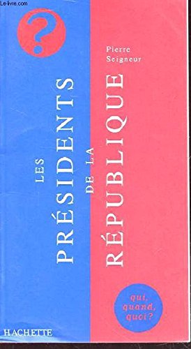 Les présidents de la République