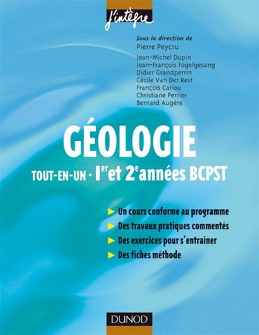Géologie tout en un, 1re et 2e années BCPST