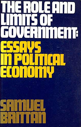 Couverture de Role and Limits of Government