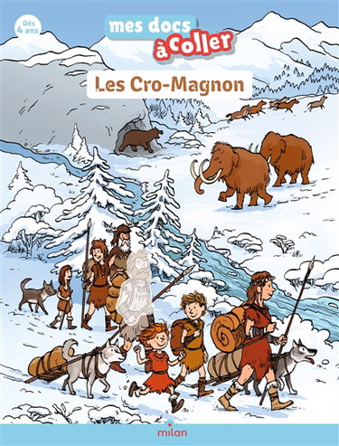 Les Cro-Magnon : j'apprends avec mes autocollants !