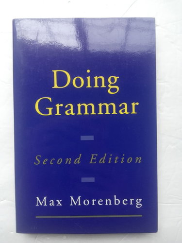 Couverture de Doing Grammar