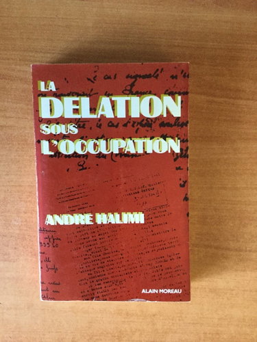 Couverture de La Délation sous l'Occupation
