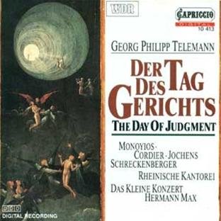 Couverture de Georg Philipp Telemann : Der Tag Des Gerichts / The Day Of Judgment