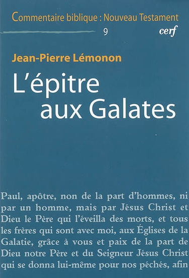 L'épître aux Galates
