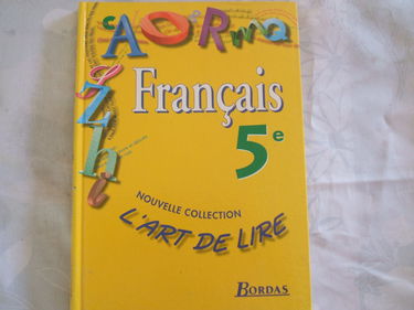 L'Art de lire, 5e. Manuel élève 1997