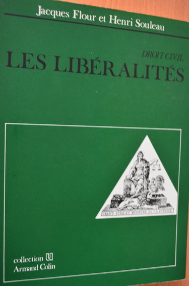 Droit civil, les libéralités