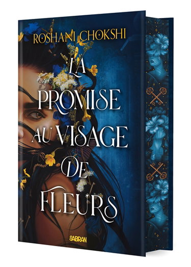 Couverture de La promise au visage de fleurs