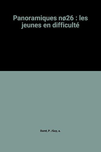 Panoramiques, n° 26. Jeunes en difficulté