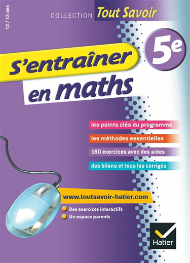 S'entraîner en maths : 5e