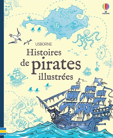 Couverture de Histoires de pirates illustrées