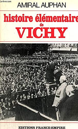 Couverture de Histoire élémentaire de Vichy