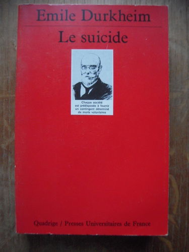 Le Suicide Etude sociologie