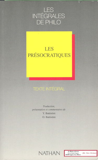 Les présocratiques