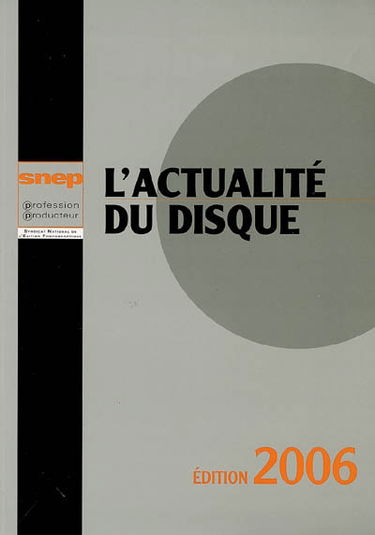 L'actualité du disque 2006