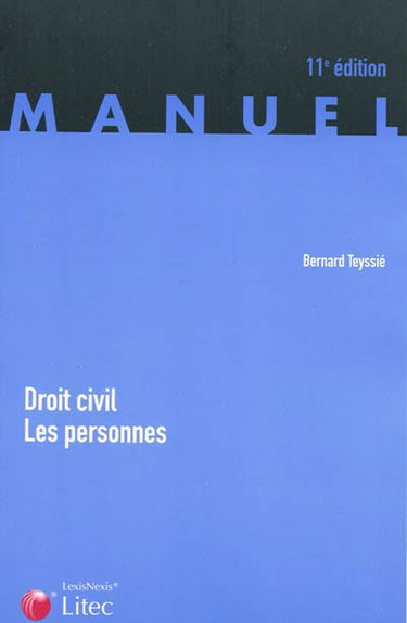 Droit civil, les personnes