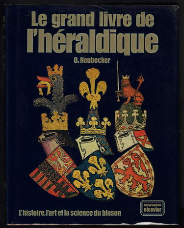 Grand livre heraldique art scie blason 092193