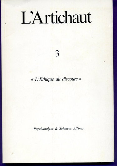 Couverture de L'éthique du discours.