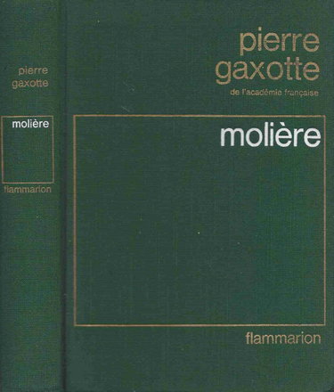 Couverture de Molière par Pierre Gaxotte