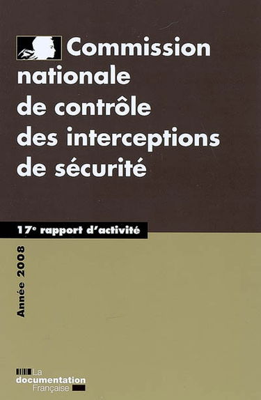 17e rapport d'activité : 2008