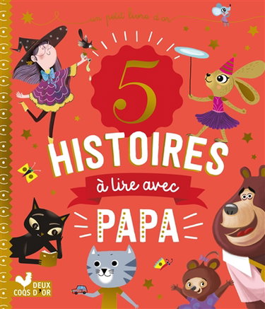 Couverture de 5 histoires à lire avec papa par Collectif