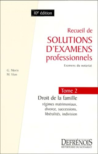 Solutions examens professionnels, tome 2