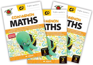 Compagnon maths CP : tout le programme dans trois fichiers