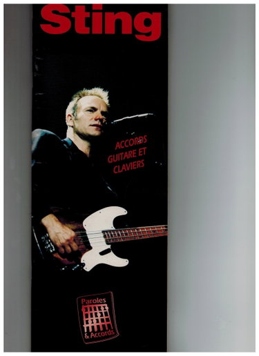 Couverture de STING: PAROLES ET ACCORDS par Various