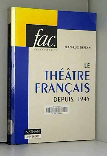 Couverture de Le théâtre français depuis 1945
