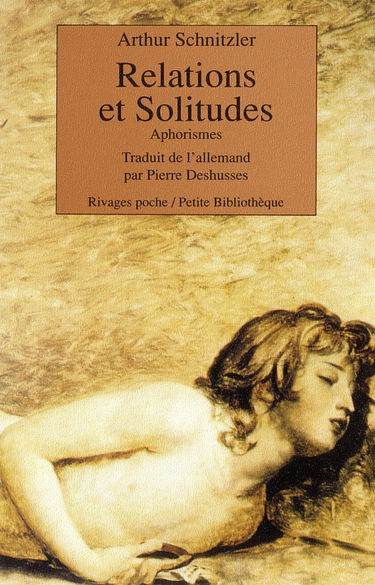 Relations et solitudes : aphorismes
