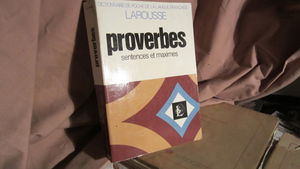 Dictionnaire des proverbes, sentences et maximes