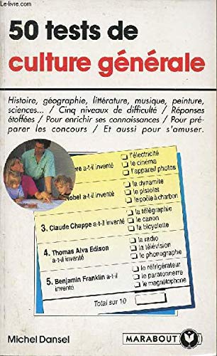 50 tests de culture générale