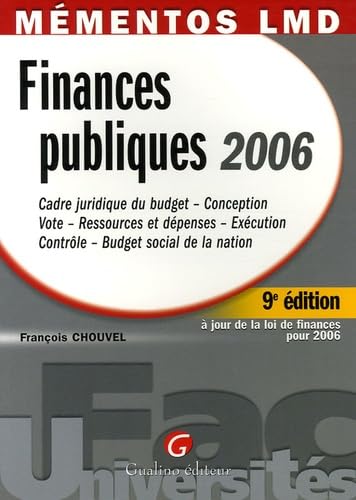 Finances publiques 2006