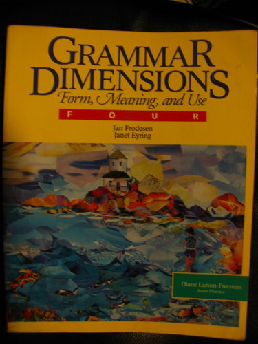 Couverture de Grammar Dimensions: Form, Meaning, and Use