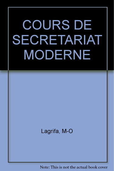 Cours de secrétariat moderne