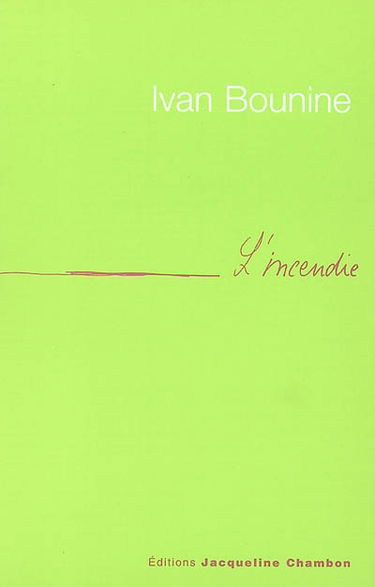 L'incendie : petits récits