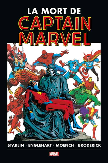 Couverture de La mort de Captain Marvel
