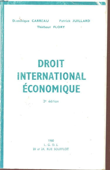 Droit international economique