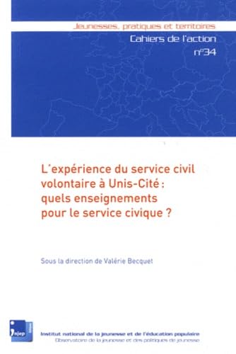 L'expérience du service civil volontaire à Unis-Cité : quels enseignements pour le service civique ?