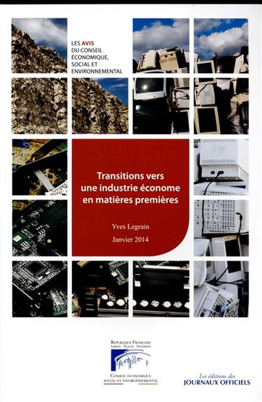 Transitions vers une industrie économe en matières premières
