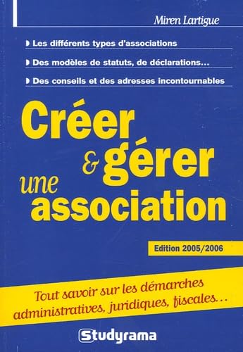 Créer et gérer une association