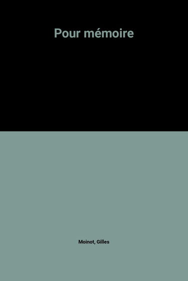 Pour mémoire