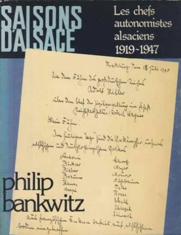 Couverture de Saisons d'alsace n° 71 - Les chefs autonomistes alsaciens 1919/1947.
