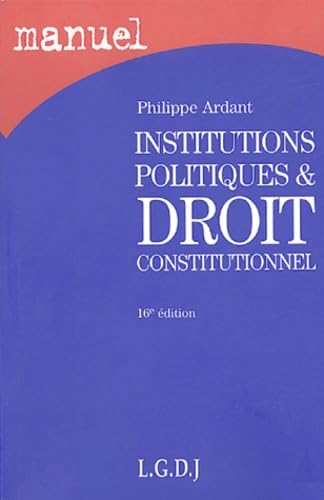 Institutions politiques et droit constitutionnel