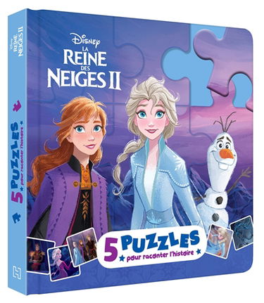 La reine des neiges II : 5 puzzles pour raconter l'histoire