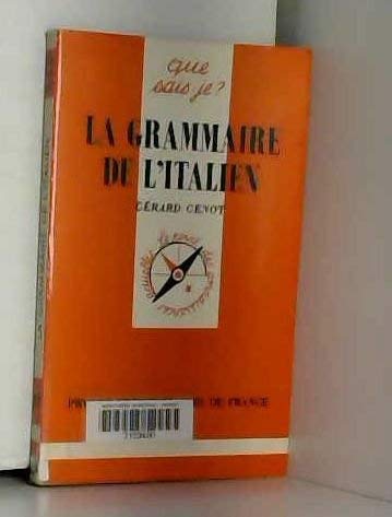 Grammaire de l'italien