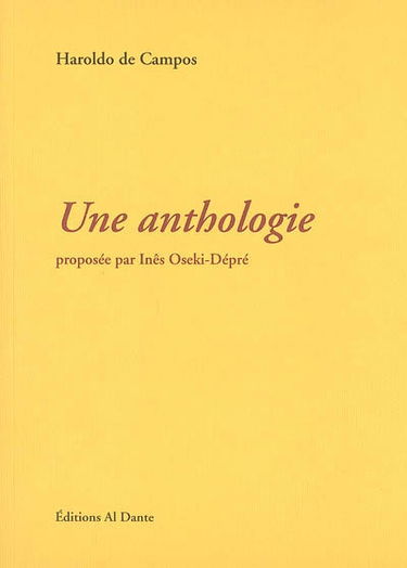 Une anthologie