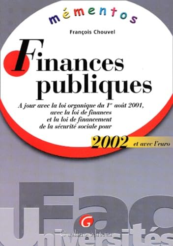Mémento de finances publiques 2002 et en euros-3° éd.